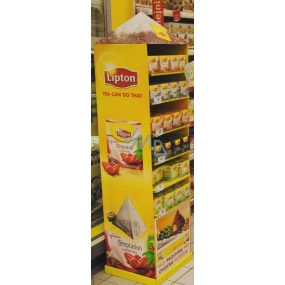 Lipton Tradition trade stojan s náplní čajů