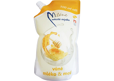 Miléne Mleko i miód płynne mydło, uzupełnienie, 500 ml