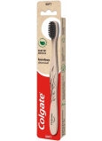 Colgate Bamboo Charcoal szczoteczka do zębów miękka, wyprodukowana w 100% z naturalnego, biologicznie rozkładalnego bambusa