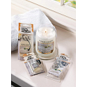Yankee Candle Fluffy Towels - Nadýchané osušky vonná svíčka Classic malá sklo 104 g