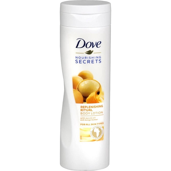 Dove Nourishing Secrets Vyživující Rituál tělové mléko s marulovým olejem a mangovým máslem 400 ml