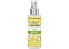 Saloos Woda miętowa 100% Bio pobudzający naturalny tonik do twarzy dla skóry tłustej i mieszanej 100 ml