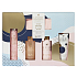 Grace Cole Pomarańcz & Ylang ylang żel pod prysznic 50 ml + balsam do ciała 50 ml + krem do rąk i paznokci 50 ml + sól do kąpieli 60 g + szlafrok, kosmetyczny zestaw dla kobiet