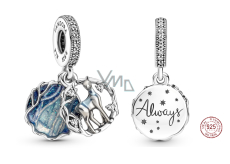 Zawieszka ze srebra próby 925 Harry Potter - Patron Snape'a w postaci jelenia, 2w1 charms do bransoletki
