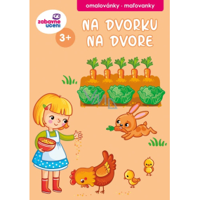 Ditipo Omalovánky Na dvorku 16 stran A5 147 x 210 mm věk 3+ Ditipo Omalovánky Na dvorku 16 stran A5 147 x 210 mm věk 3+