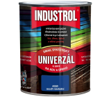 Industrol S2013 Univerzál lesk vrchní barva na kov a dřevo 4550 Modř návěstní 0,75 l