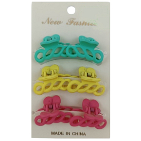 Klipsy plastikowe w różnych kolorach 6 sztuk Klipsy plastikowe w różnych kolorach 6 sztuk