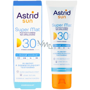 Astrid Sun Super Mat OF30 krem do opalování 50 ml
