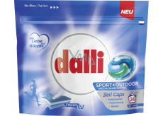 Dalli tabletki do prania Sport & Outdoor 3w1, 24 sztuk