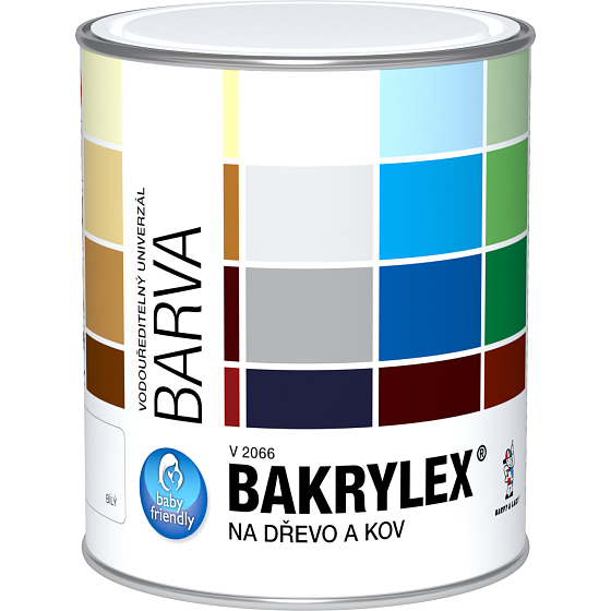 Bakrylex Uniwersal mat W2066 farba do drewna i metalu 0760 ceglasty, 700 g