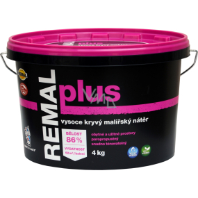 REMAL Plus wysoce kryjąca farba na ścianę, 4 kg