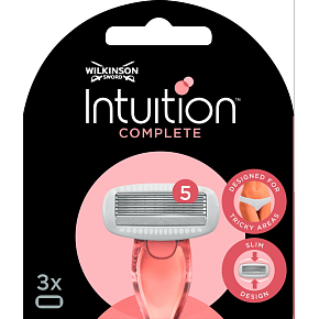 Wilkinson Sword Intuition Complete wkładki zapasowe, 3 szt.