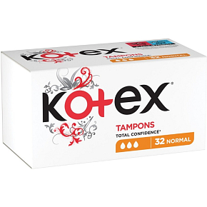 Kotex tampony normal 32 sztuki