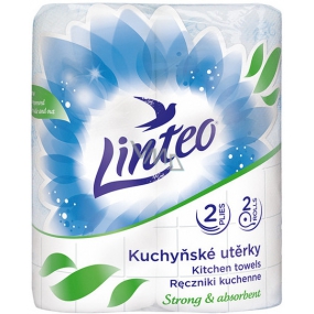 Linteo Strong & Absorbent papierowe kuchenne ręczniki z nadrukiem 2-warstwowe, 10 m, 2 sztuki