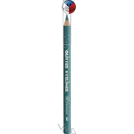 Dermacol Glitter Eyeliner tužka na oči se třpytkami 03 tyrkysová 1,17 g