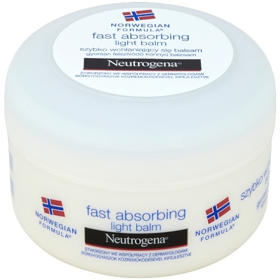 Neutrogena Fast Absorbing Light Balm lehký balzám 200 ml