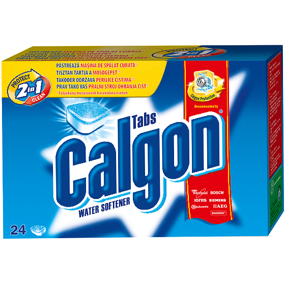 Calgon Protect 2v1 Clean změkčovač vody 24 kusů