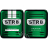 Str8 Adventure voda po holení 100 ml + toaletní voda 50 ml, dárková sada