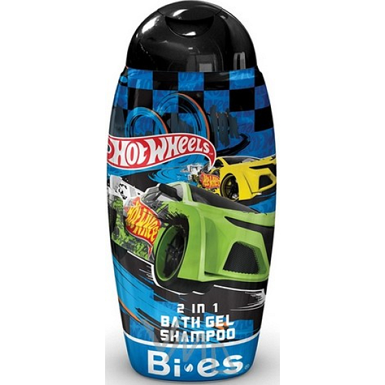 Mattel Hot Wheels Double Dare 2v1 sprchový gel a šampon pro děti 250 ml
