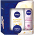Nivea Pearl antiperspirant sprej 150 ml + Supreme Touch sprchový gel 250 ml + krém 30 ml kosmetická sada pro ženy