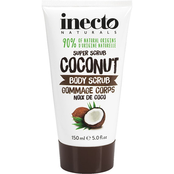 Inecto Naturals Coconut tělový peeling s čistým kokosovým olejem 150 ml