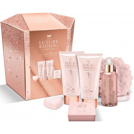 Grace Cole Mini Marvels sprchový gel 150 ml + tělové mléko 150 ml + tělová mlha 100 ml + koupelové perly 80 g + tuhé toaletní mýdlo 25 g + houba na tělo, kosmetická sada