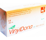 Vulkan VinylDona vinylové jednorázové bezprašné rukavice velikost S, 100 ks