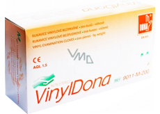Vulkan VinylDona vinylové jednorázové bezprašné rukavice velikost S, 100 ks