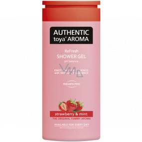 Authentic Toya Aroma Truskawka & Mięta aromatyczny żel pod prysznic 400 ml
