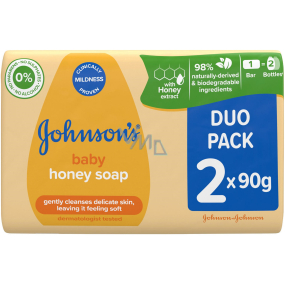 Johnsons Baby Med mydło do kąpieli dla dzieci 2 x 90 g, duopack