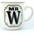 Albi Plecháček keramický s nápisem Mr W 320 ml