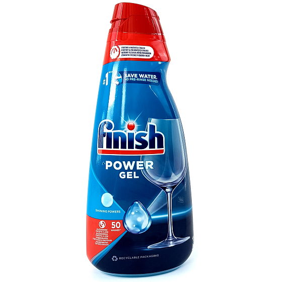 Finish Power Gel żelowy środek czyszczący do zmywarki 50 dawek 1000 ml