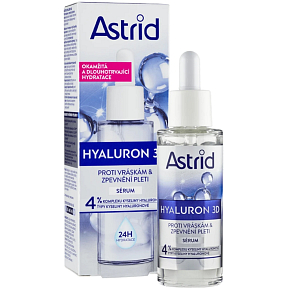 Astrid Hyaluron 3D serum przeciw zmarszczkom i ujędrnianiu skóry 30 ml