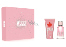 Dsquared2 Wood pour Femme woda toaletowa 30 ml + mleczko do ciała 50 ml, zestaw prezentowy dla kobiet