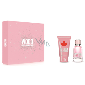 Dsquared2 Wood pour Femme woda toaletowa 30 ml + mleczko do ciała 50 ml, zestaw prezentowy dla kobiet