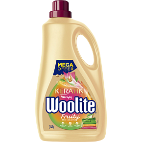 Woolite Keratin Therapy Fruity Mix Colors żel do prania, 3,6 l, 60 prań