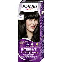 Schwarzkopf Palette Intensive Color Creme, farba do włosów, N1 czarna, 50 ml