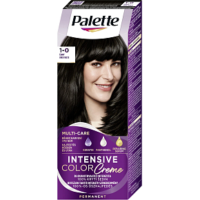 Schwarzkopf Palette Intensive Color Creme, farba do włosów, N1 czarna, 50 ml Schwarzkopf Palette Intensive Color Creme, farba do włosów, N1 czarna, 50 ml