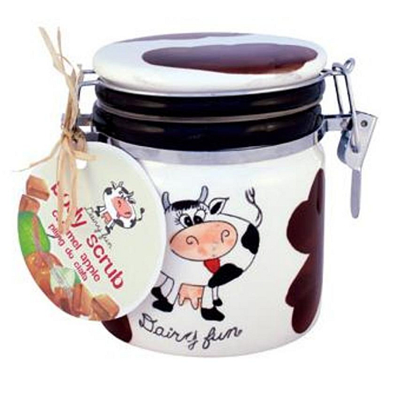 Dairy Fun Caramel & Apple tělový peeling 300 ml