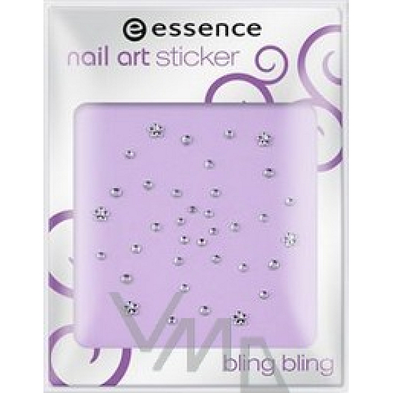 Essence Nail Art Sticker nálepky na nehty 02 Bling Bling 1 aršík