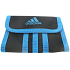 Adidas peněženka černá, modré pruhy 13 x 10 cm 1 kus