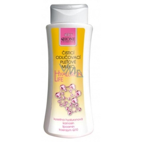 Bione Cosmetics Hyaluron Life z kwasem hialuronowym oczyszczające mleczko do demakijażu dla wszystkich typów skóry 255 ml