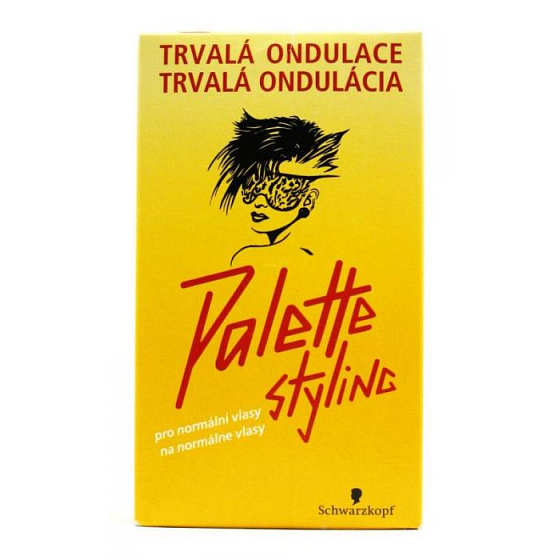 Schwarzkopf Palette Styling trvalá ondulace pro normální vlasy ( žlutá ) 2 x 80 ml