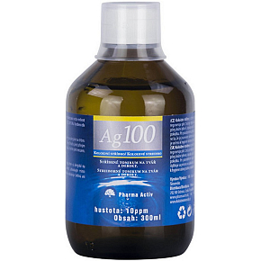 Pharma Activ Koloidní stříbro Ag100 10ppm pleťové tonikum 300 ml