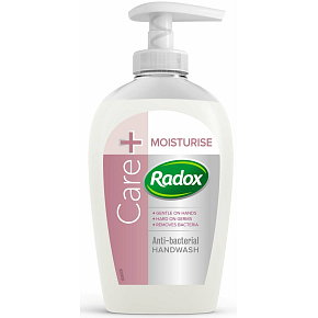 Radox Care & Moisture hydratační antibakteriální tekuté mýdlo dávkovač 250 ml