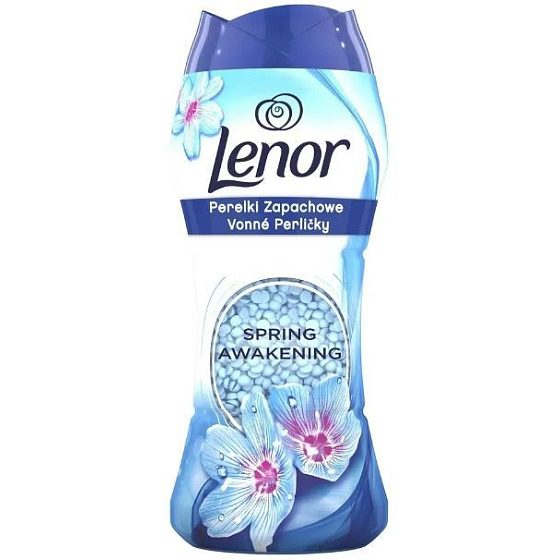 Lenor Wiosenne Przebudzenie węch jarnych kwiatów, paczuli i cedru, pachnące perły do bębna pralki 210 g