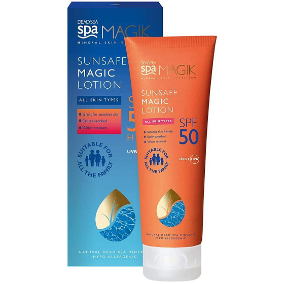 Dead Sea Spa Magik SPF50 opalovací mléko 75 ml