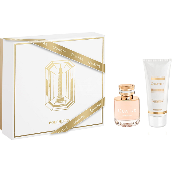 Boucheron Quatre Femme parfémovaná voda pro ženy 50 ml + tělové mléko 100 ml, dárková sada