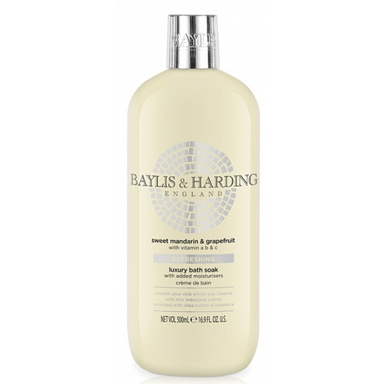 Baylis & Harding Men Mandarinka a Grapefruit pěna do koupele 500 ml