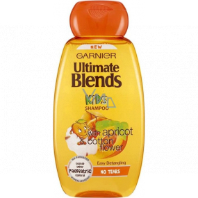 Garnier Ultimate Blends Kids Meruňka a květ bavlníku 2v1 šampon na vlasy pro děti 250 ml